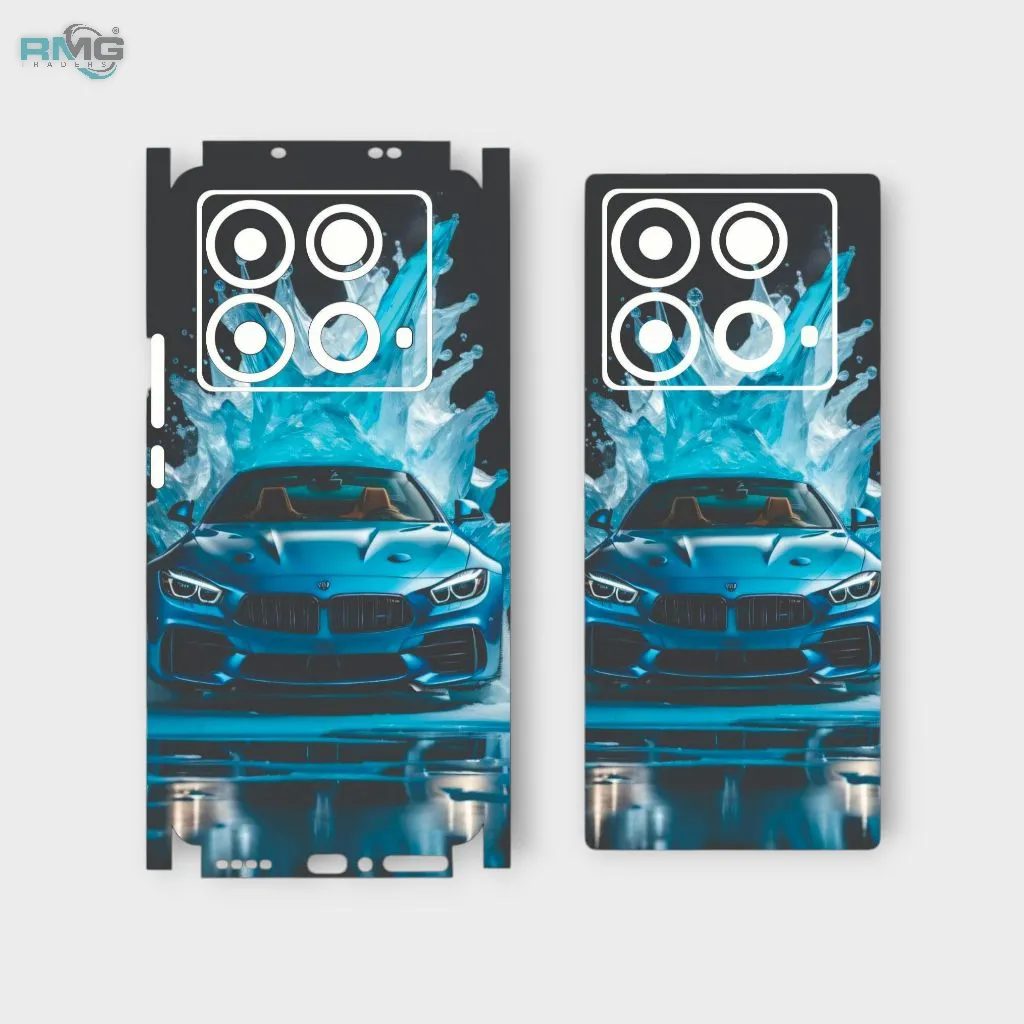 Mobile Back Skin Wrap with Scratch-Resistant Vinyl Protection