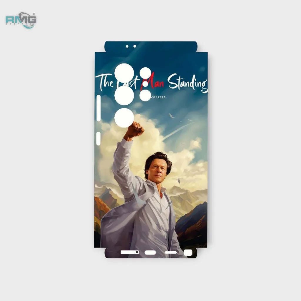 imran khan Premium Quality Mobile Back Skin with Precision Fit