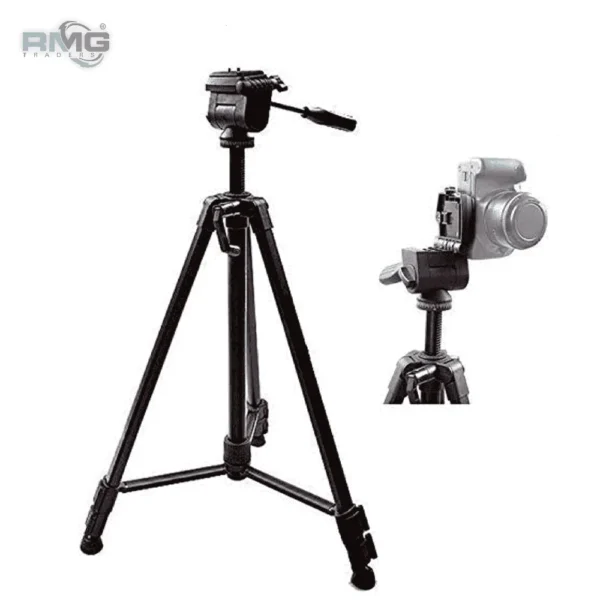 Lightweight Aluminum Tripod Stand for Ring Lights and Vlogging
