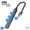 USB 3.0 Hub with 4 Ports for High-Speed Data Transfer