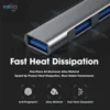 5Gbps USB Hub with 5V/1.5A Charging for Computers
