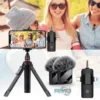 F11-2 Wireless Microphone 3-in-1 Compatible with Multiple Devices