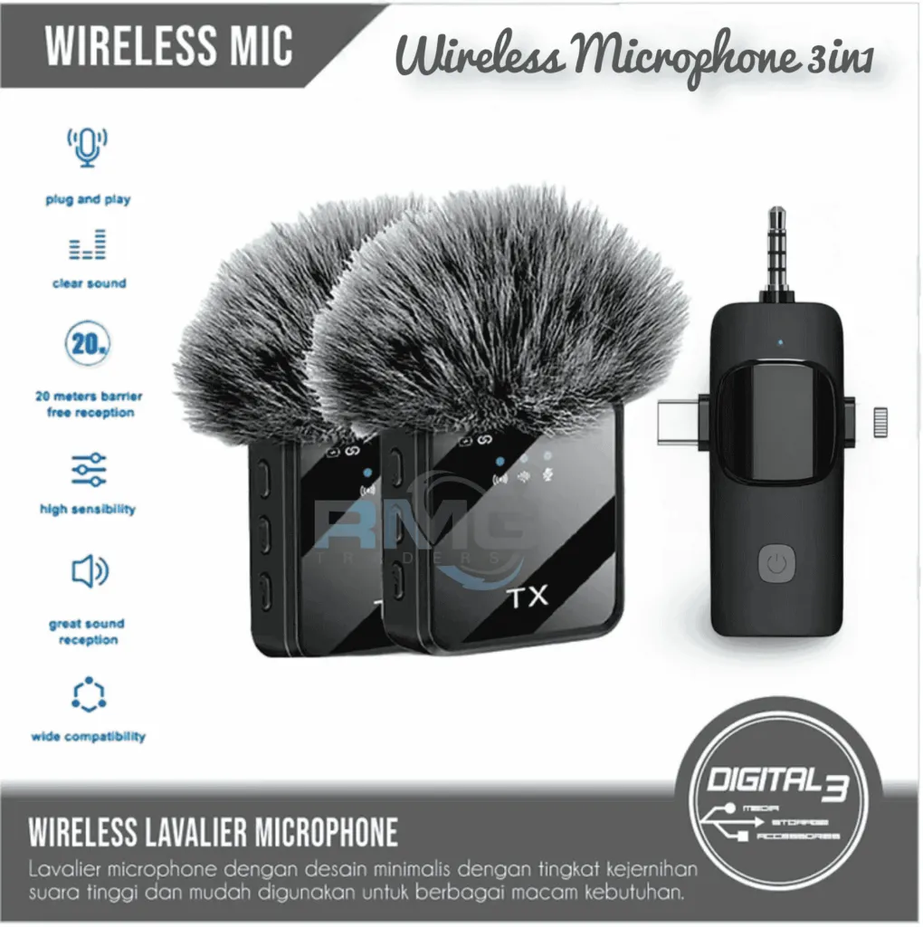 Plug-and-Play F11-2 Wireless Microphone for Easy Setup
