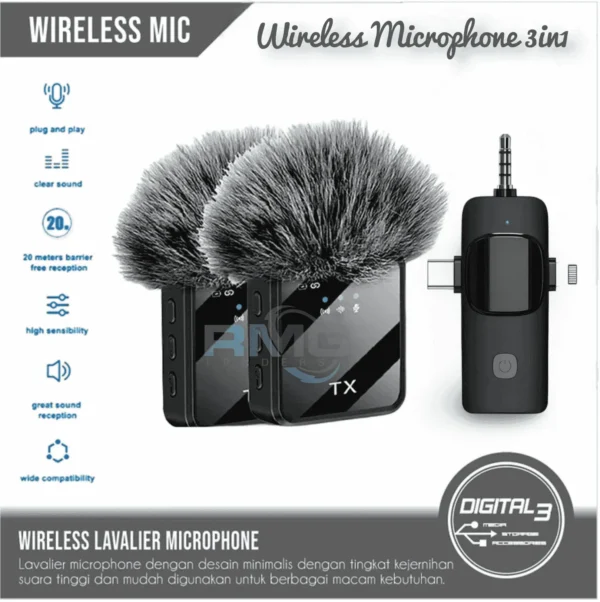 Plug-and-Play F11-2 Wireless Microphone for Easy Setup