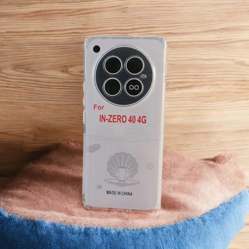 Infinix Zero 40 Clear Back Cover with Camera Protection