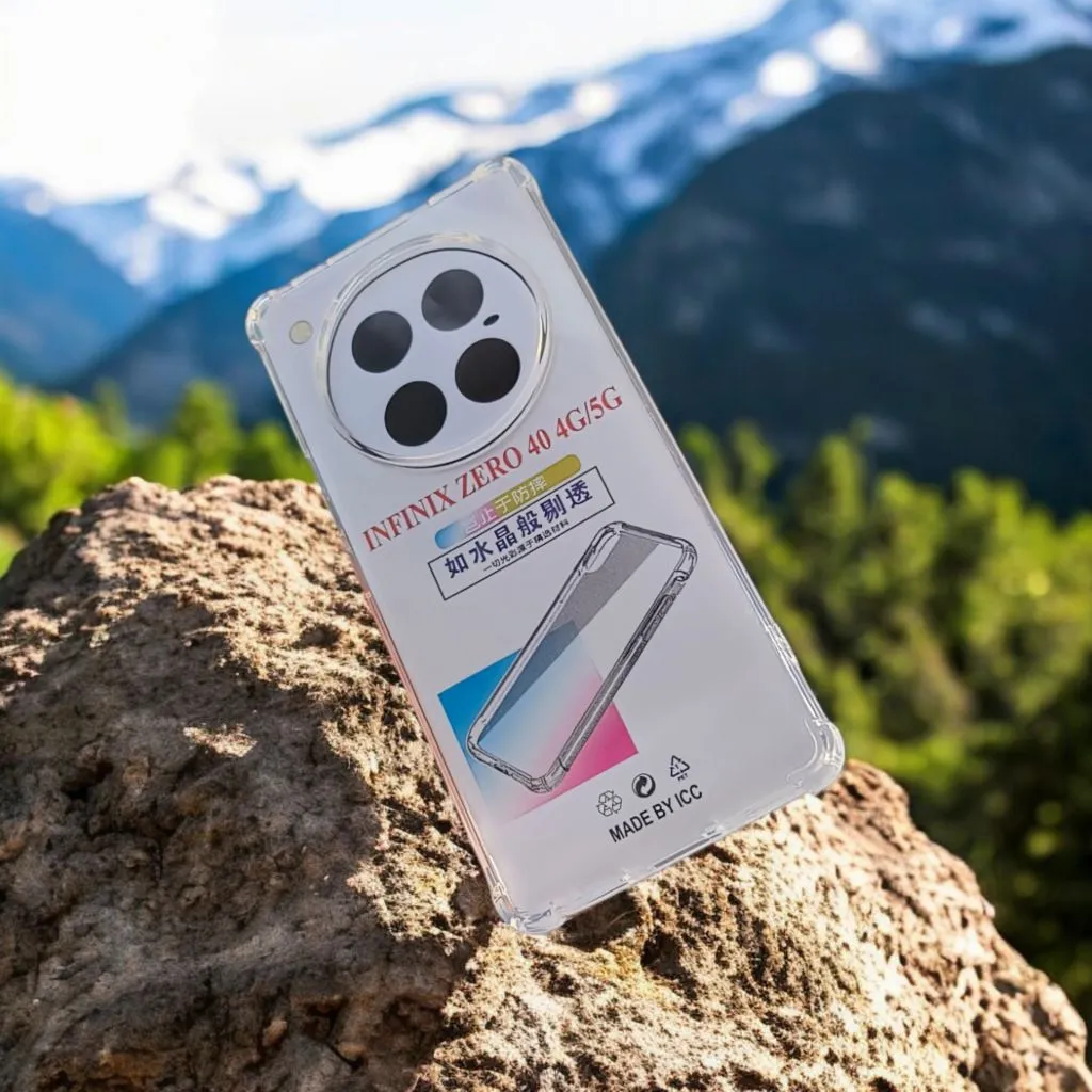 Infinix Zero 40 Crystal TPU Bumper Case