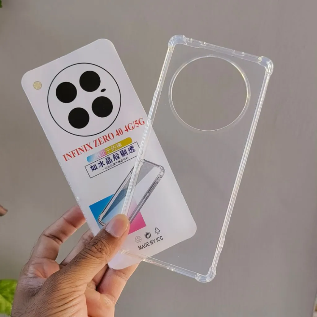 Infinix Zero 40 Soft Transparent Shockproof Case