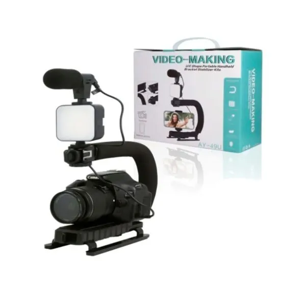 AY-49U Vlogging Kit for Mobile and Camera Setup