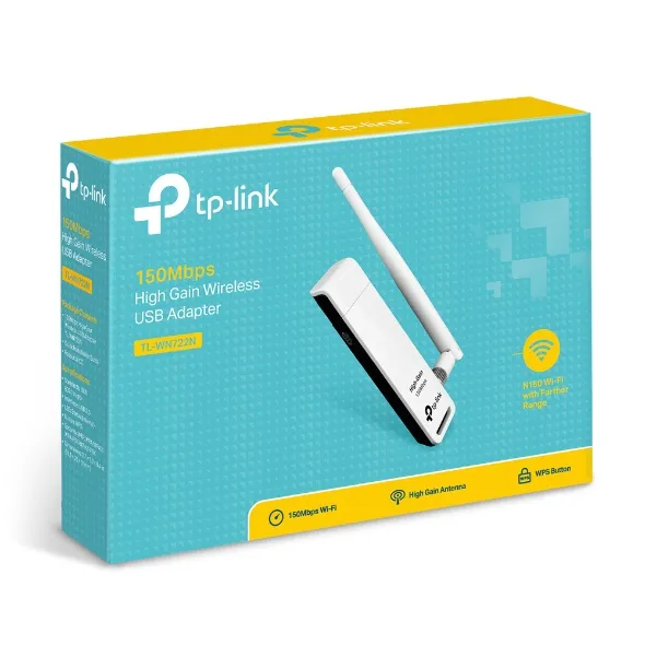 Tp-Link TL-WN722N 150 Mbps Wireless USB for PC