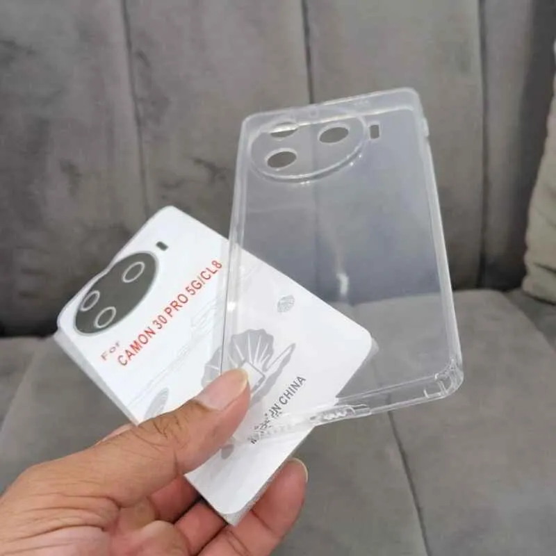 Clear Anti-Dust Case for Tecno Camon 30 Pro