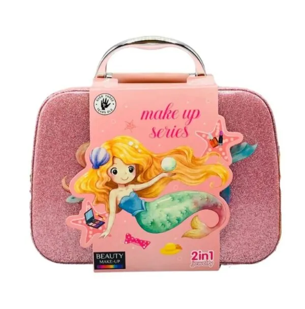 Girls Beauty Bag with Washable Real Makeup Products