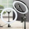 10-inch / 26cm Ring Light with Phone Holder - No Stand
