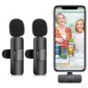 K8/K9 Wireless Microphone with Clip for Smartphones