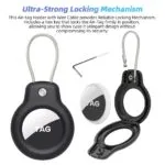 Anti-Lost Apple Airtags Keychain Case with Ring Cover