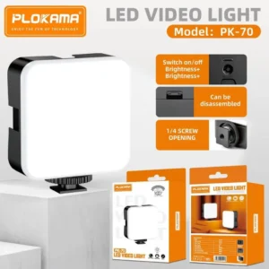 PK70 LED Light for Smartphone and DSLR Video Recording