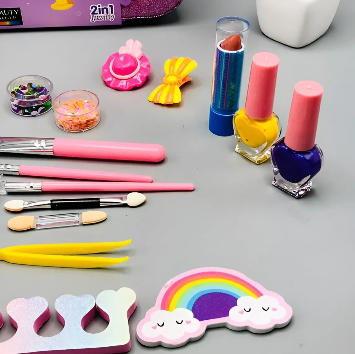 Real Washable Makeup Kit for Children - Safe for Play