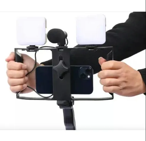 Complete AY-49X Vlogging Kit with Microphone and Tripod