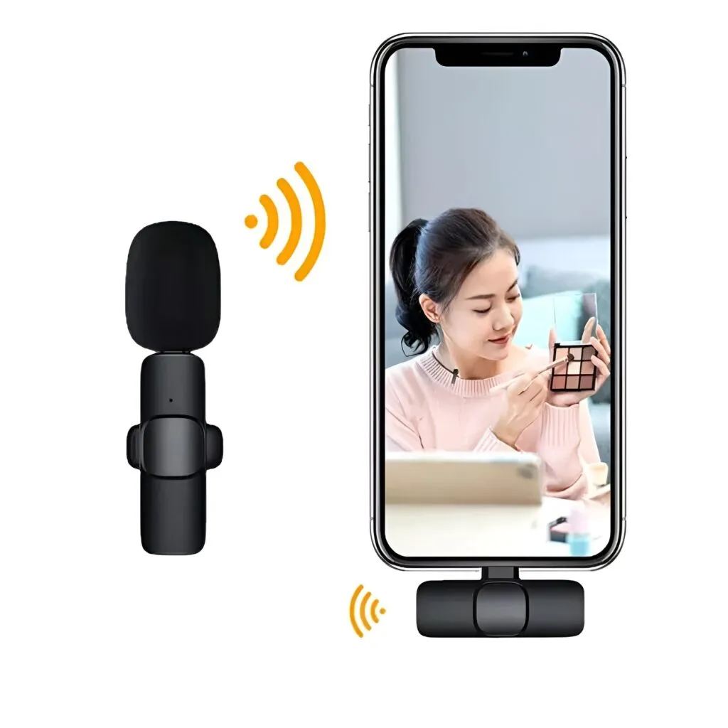 K8/K9 wireless lavalier microphone for interviews