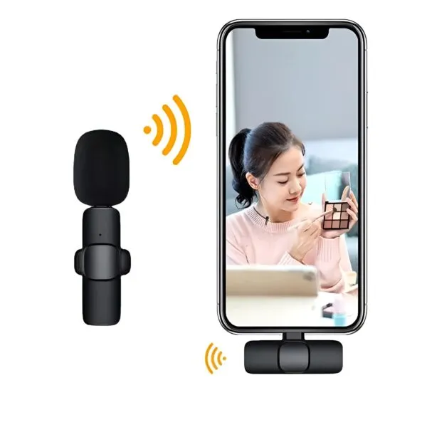 K8/K9 wireless lavalier microphone for interviews