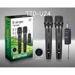 Dual-channel TTDU24 Lavalier microphone.