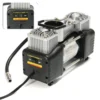 12V Dual Cylinder Portable Car Tire Air Compressor.