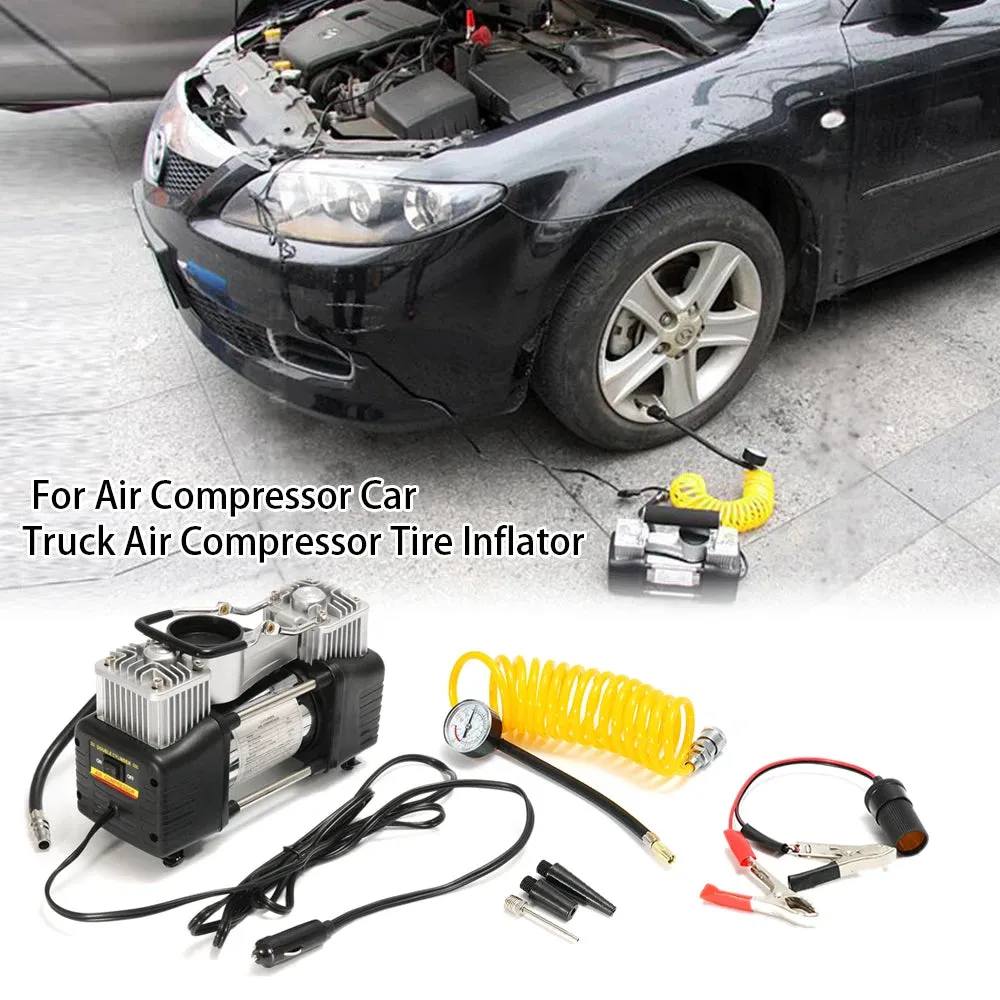 Portable 12V Car Tire Inflator for SUVs and Trucks.