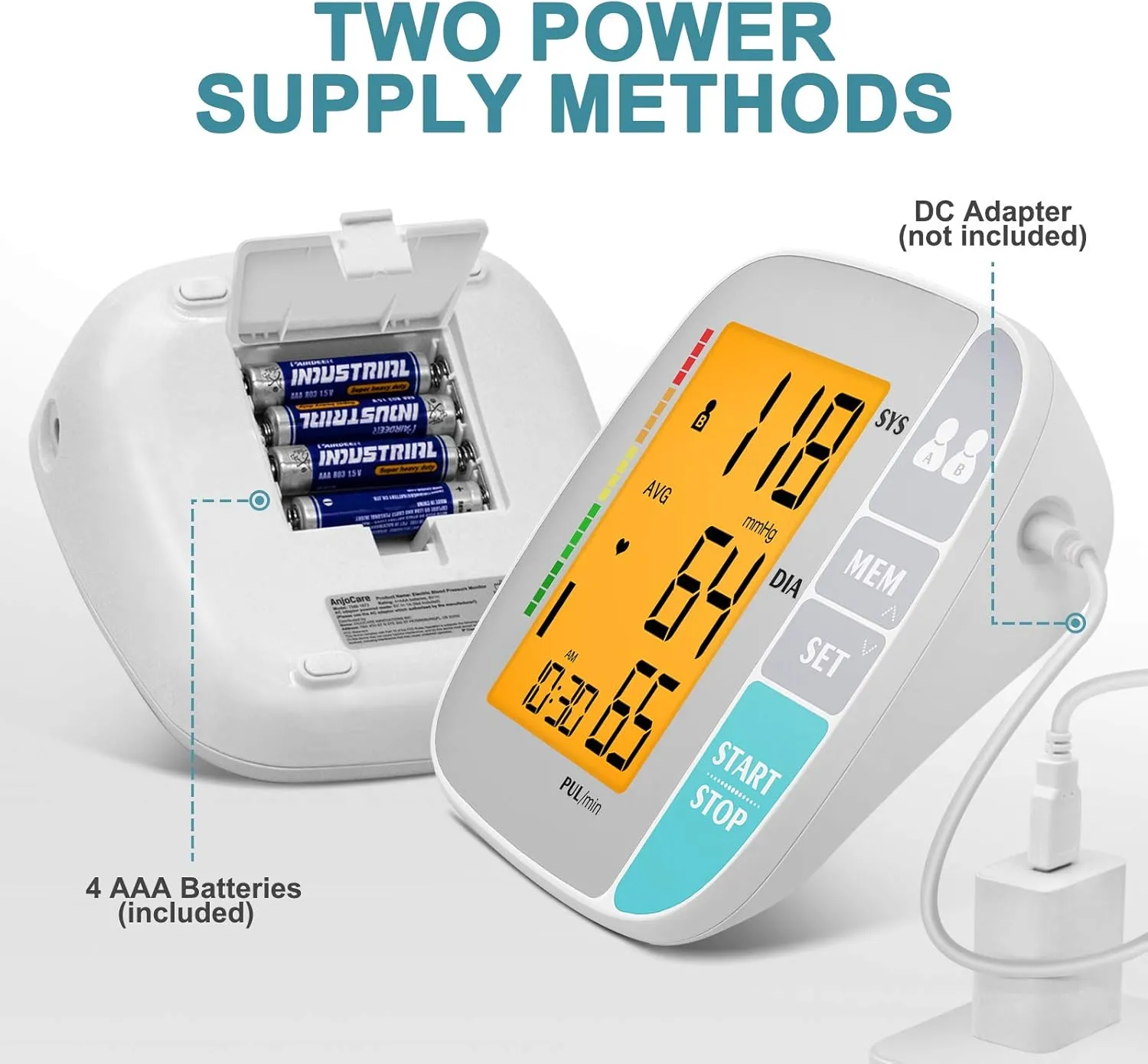 Digital Automatic Blood Pressure Monitor
