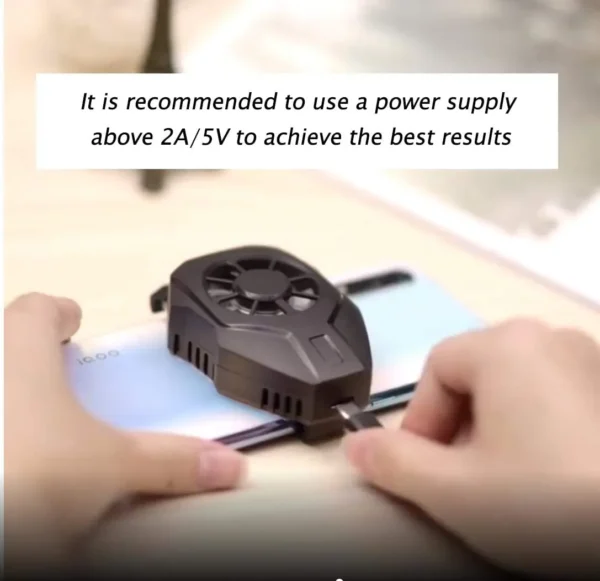 Semiconductor refrigeration phone cooling fan for gaming.
