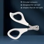 Professional Round Hole Pet Nail Clippers - random color