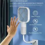 Compact USB mosquito killer racket with fast charging feature