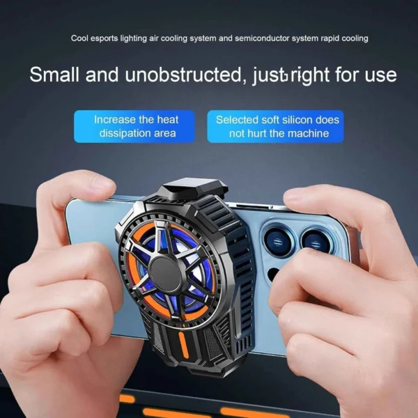 Gaming phone radiator with semi-conductor technology.