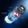 Universal mobile cooling device for video watching and gaming.
