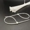 50 Pcs Self-Locking Cable Ties with Screw Hole