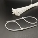 50 Pcs Self-Locking Cable Ties with Screw Hole