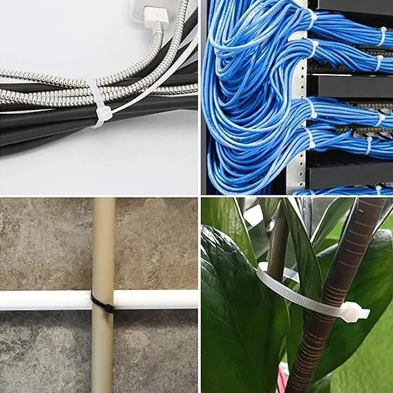 Multi-Color Self-Locking Cable Ties for Cable Management