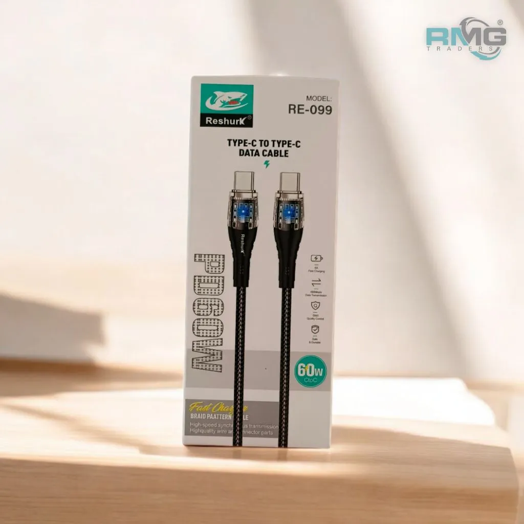 RMG RE-099 60W Type-C Fast Charging Cable
