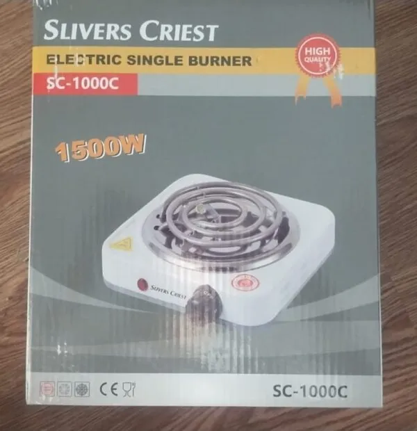 Easy-to-Clean Electric Hot Plate for Cooking