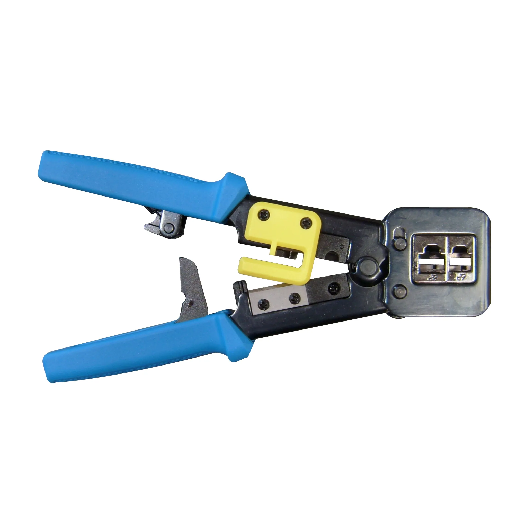 Professional RJ45 Crimping Tool for Ethernet Cable Assembly.