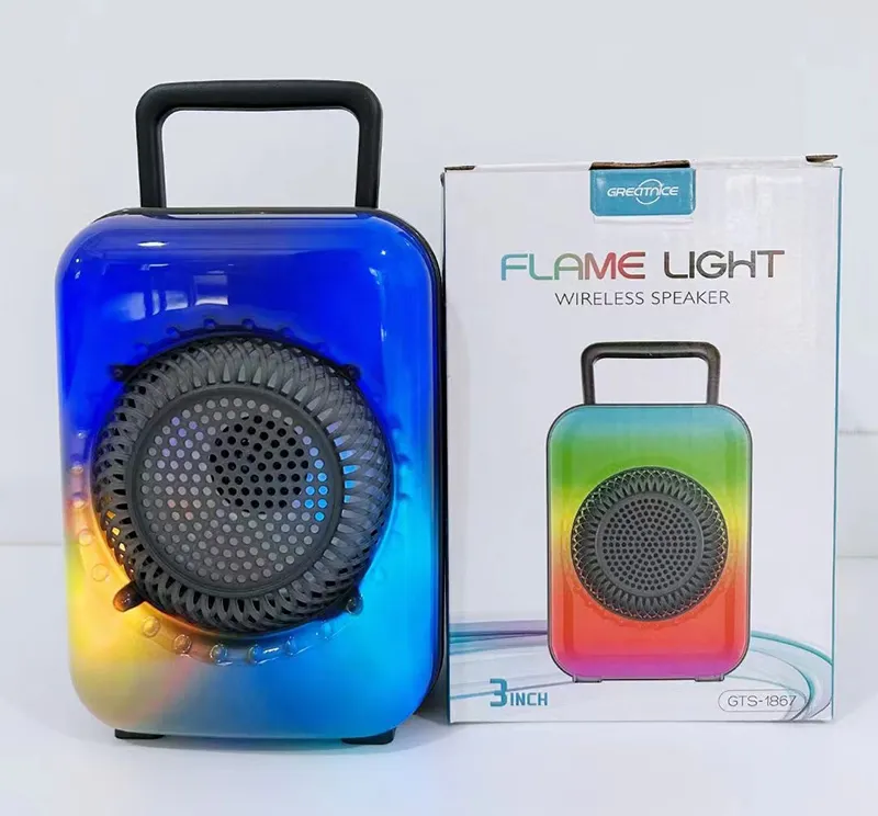 Portable Bluetooth Speaker with Rechargeable Battery.