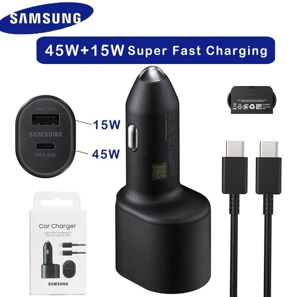 Compact Quick Charge 3.0 USB C Car Charger, Fast Charging Adapter for Smartphones, Includes PD Support for Efficient Charging.