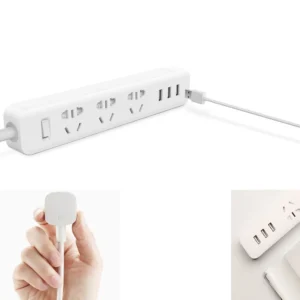 Mi Power Strip with 3 USB Charging Ports and Fast Charging Capability