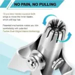 Mini Stainless Steel Manual Nose Hair Trimmer