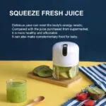 Compact and Rechargeable Kitchen Food Chopper.