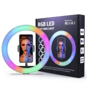 5W LED USB Ring Light with Adjustable Brightness and 3 Colors