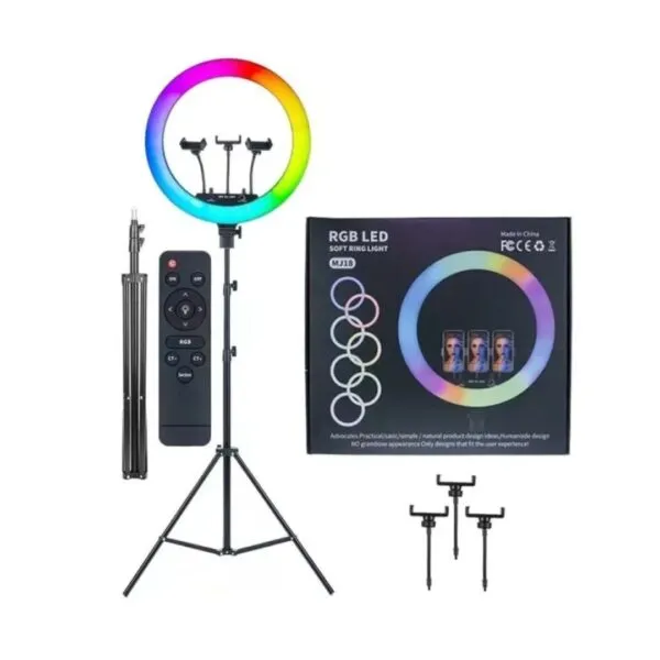 MJ-18 45cm Ring Light with tripod for makeup and video shoots