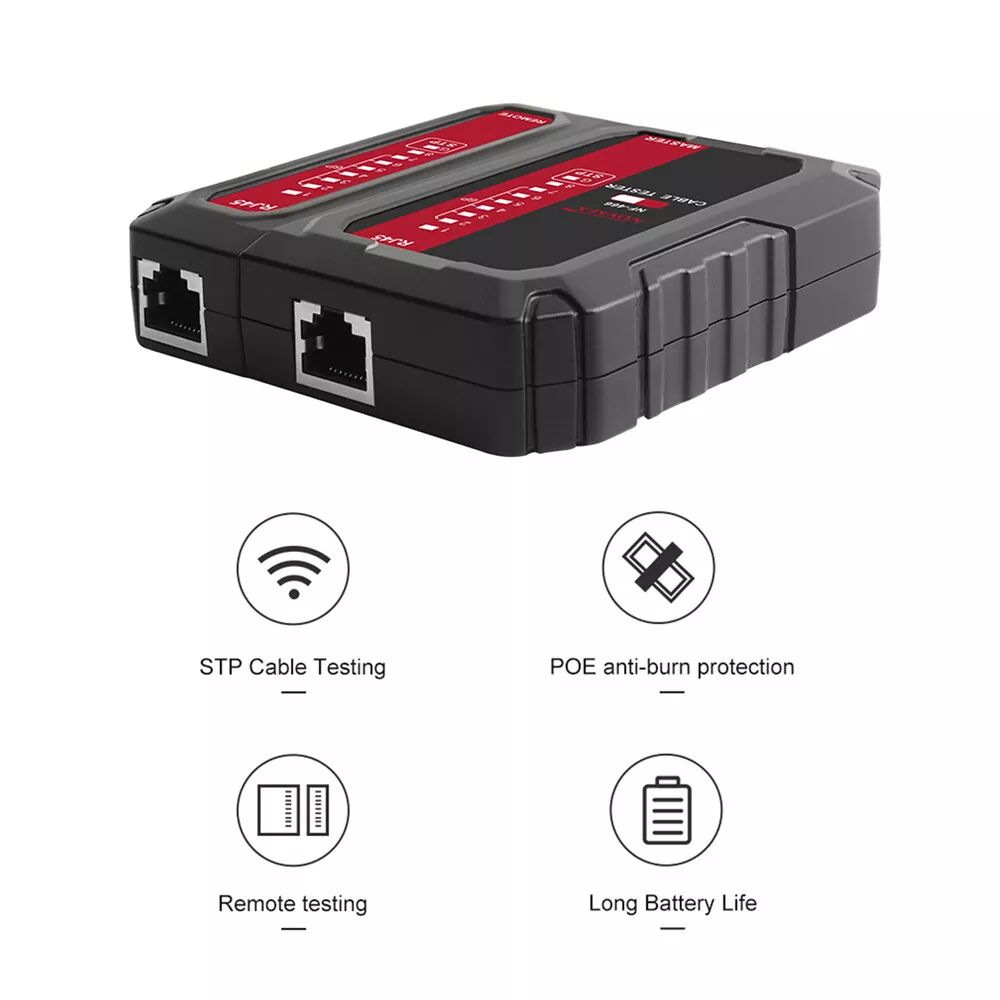 POE Network Cable Tester and UTP Wire Checker NF-466.