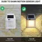 efficient motion detection lamp