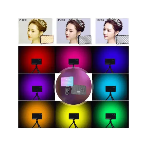 Plokama U160 PRO light with vivid RGB color options.