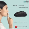 Logitech USB receiver mouse for laptops.