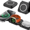 3-in-1 foldable wireless charger magnetic design.